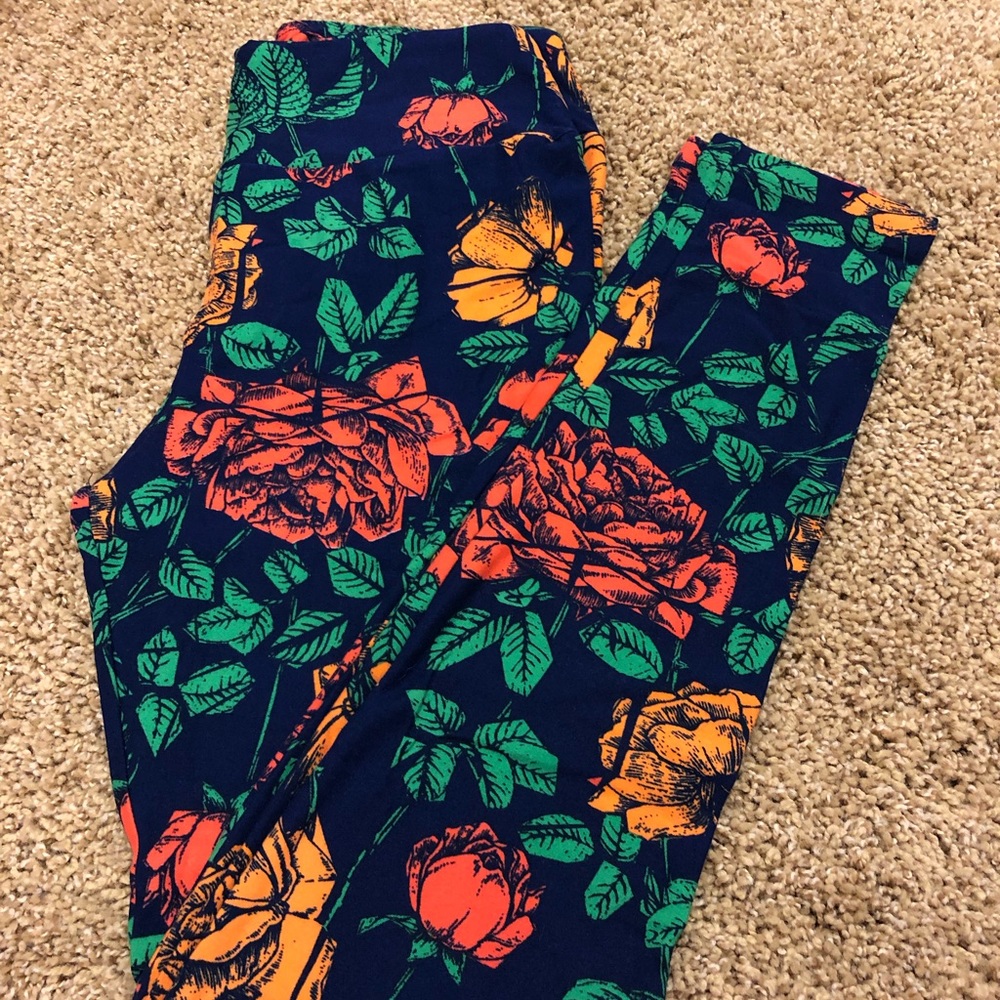 Lularoe Floral Leggings